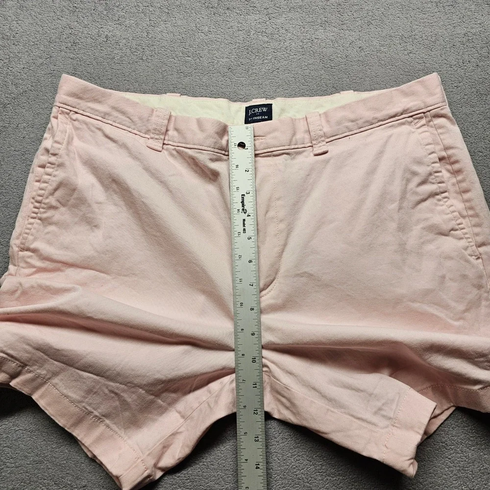 J.Crew‎ Mens 7 Inch Inseam Re-Imagined Chino Shorts Pink Size 35
